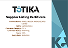 download the Tōtika Supplier Listing certificate